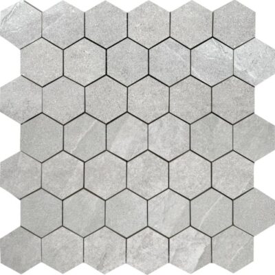 Ashima-Ashima Grey 2" Hexagon Matte Rectified