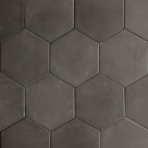 Colori-Colori Nero 6" Hexagon Matte