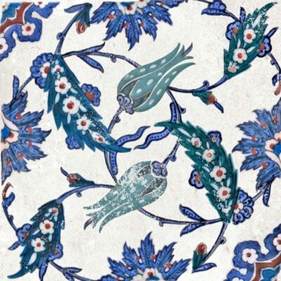 Earthenware-Earthenware Pattern Valentina 4.5x4.5 Matte