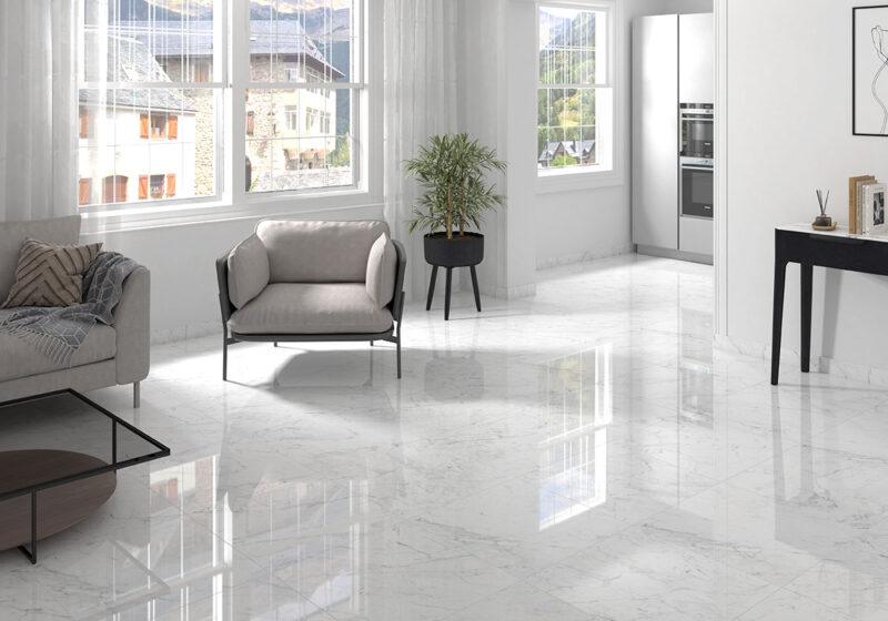 Kaya-Kaya Carrara Bianco 24x24 Polished