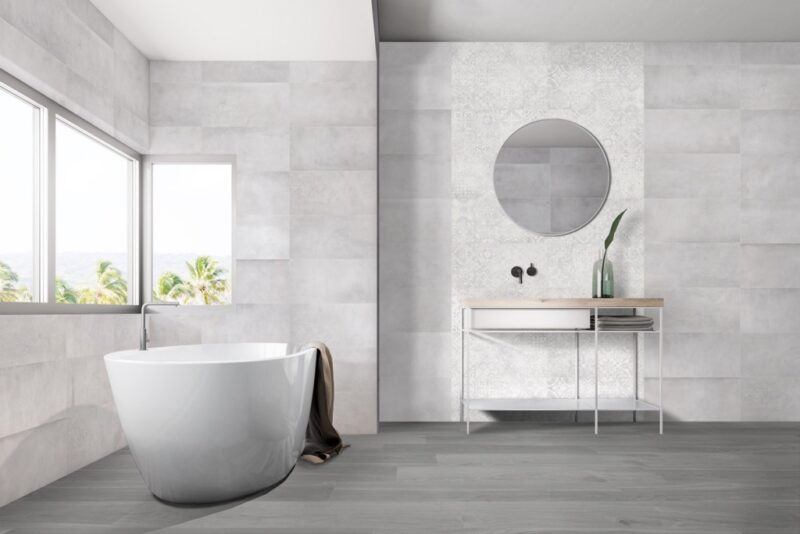 London-London Gris 12x36 Rectified