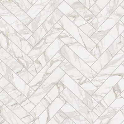 Luxstone-Luxstone Calacatta 2x6 Herringbone Polished Rectified