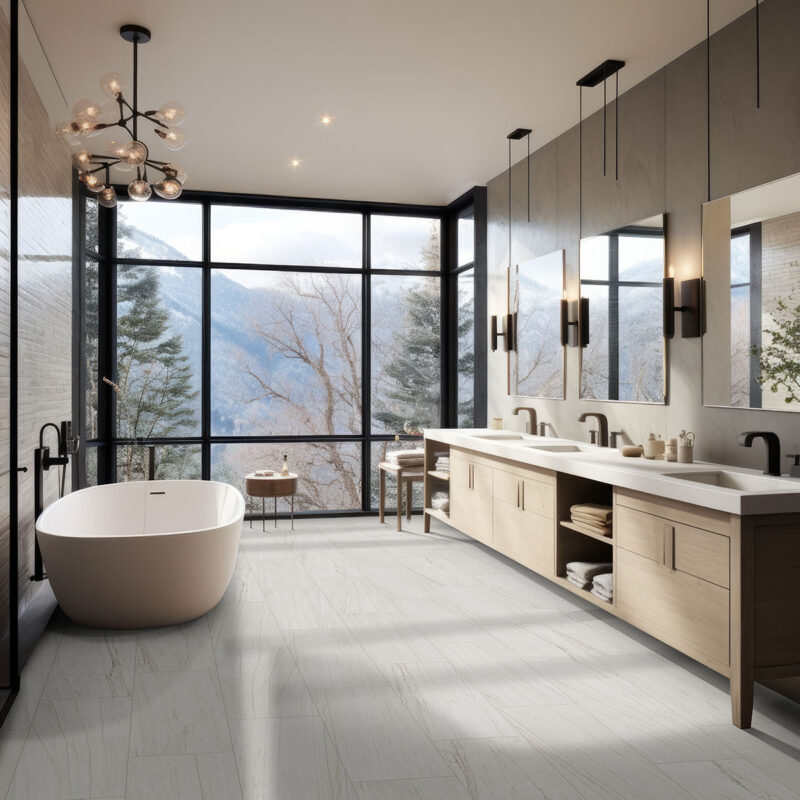 Malahari-Malahari White 3D 24x48 Lappato