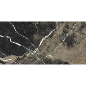 Marmi Alpi-Marmi Alpi Calacatta Black Matte 12x24 Rectified