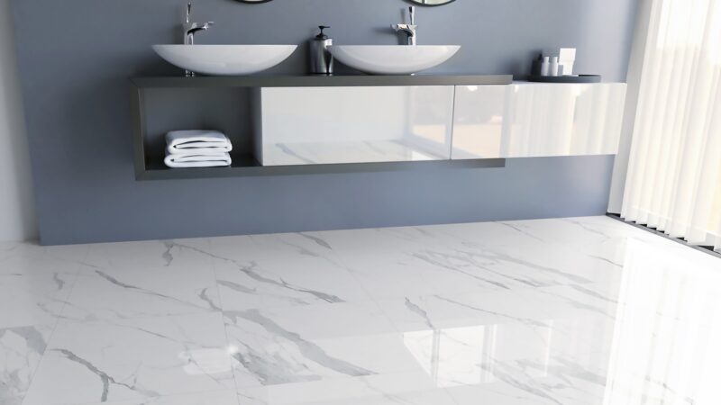 Marmi Alpi-Marmi Alpi Statuario Mare Polished 24x24 Rectified