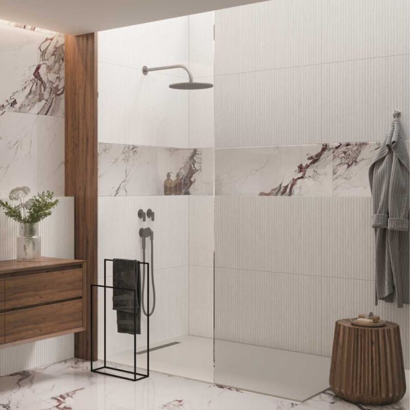 Marquetry-Marquetry White 24x48 Matte Rectified