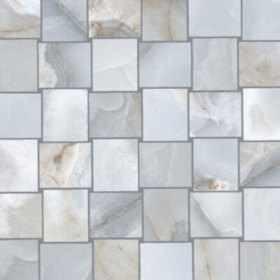 Masterpiece-Masterpiece Blue Rectangle Mosaic Matte