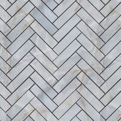 Masterpiece-Masterpiece Blue 1x4 Herringbone Polished