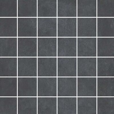Metrocrete-Metrocrete Antracite 2x2 Mosaic Matte Rectified