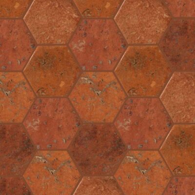 Origin-Origin Rosso Siena 6x7 Hexagon Matte