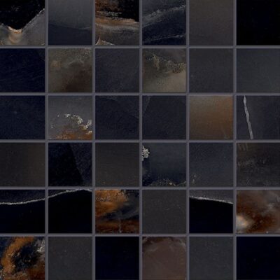 Precious-Precious Black 2x2 Mosaic Matte Rectified