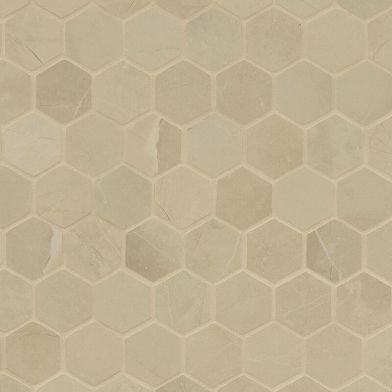 Sande-Sande Cream 2x2 Hex Matte Rectified