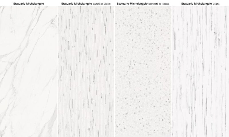 Tele Di Marmo-Revolution-Tele Di Marmo Statuario Michaelangelo 24x48 Lappato Rectified