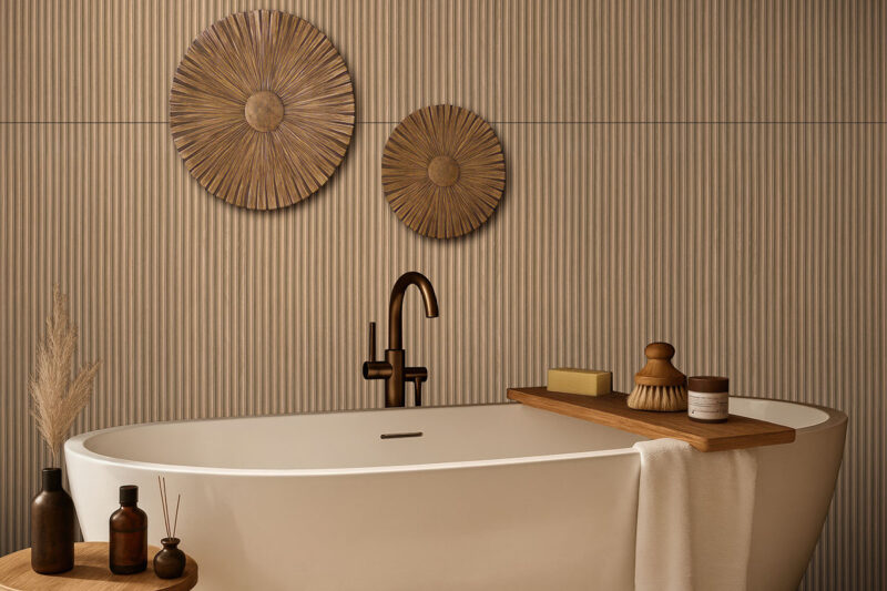 Urbanslat-Urbanslat Flute Timber 16x48 Matte