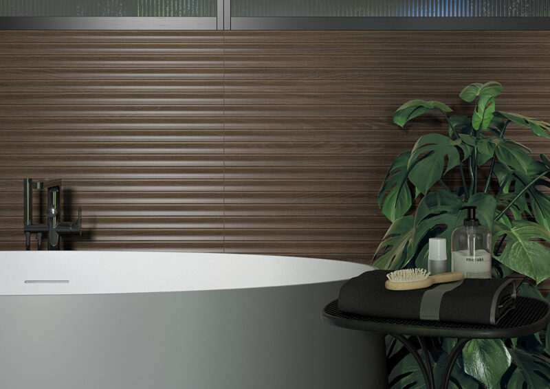 Urbanslat-Urbanslat Flute Umber 16x48 Matte