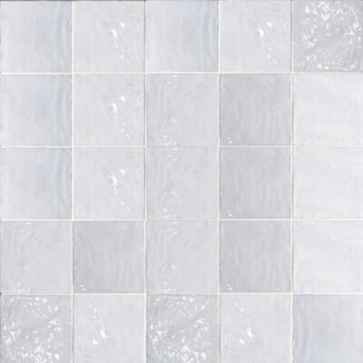 Zellige-Zellige Botanical Blue Reef 5x5 Polished