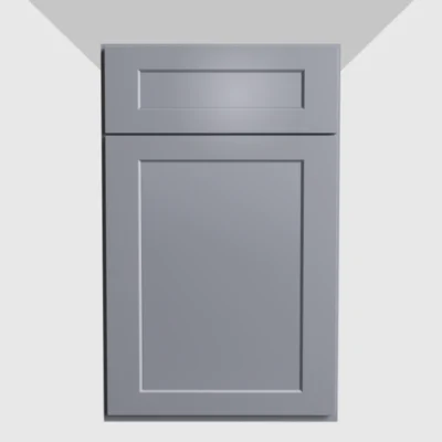 3/4" Solid wood with 3/8" MDF Center Panel