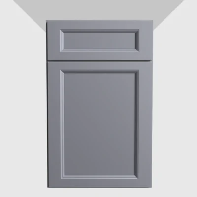 3/4" Solid wood with 3/8" MDF Center Panel