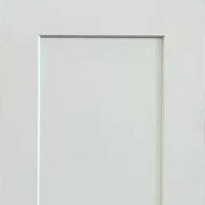 Solid wood door frame with HDF center panel
