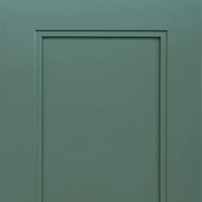 Solid wood door frame with HDF center panel