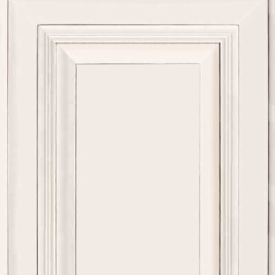 Solid wood door frame with HDF center panel
