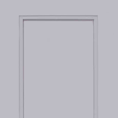 Solid wood door frame with HDF center panel