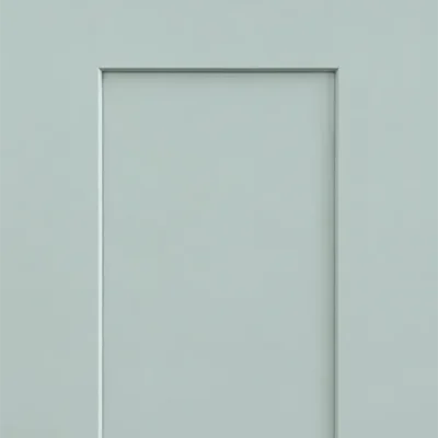 Solid wood door frame with HDF center panel