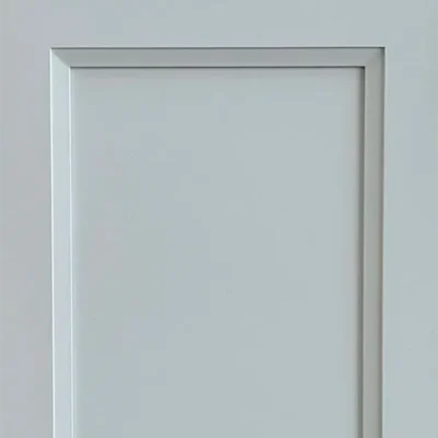 Solid wood door frame with HDF center panel